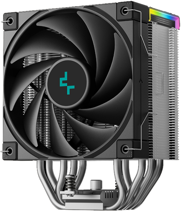 DeepCool AK500S DIGITAL SE CPU hladnjak, 5 heatpipe, ekran, ARGB, Intel/AMD