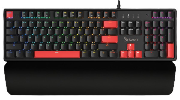 A4Tech Bloody A4-S525N mehanička RGB tastatura sa osloncem za zglob