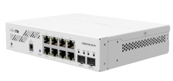 MikroTik CSS610-8G-2S+IN Cloud Smart switch 8x 1G + 2x SFP+ 10G