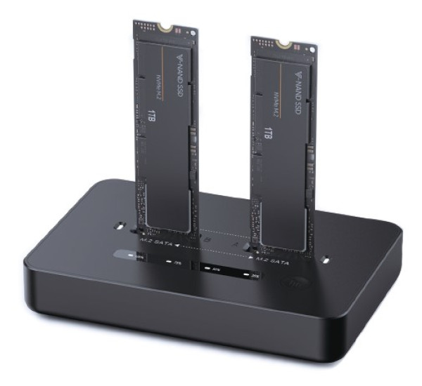 Gembird DD2-U3M2 dual M.2 NVMe/SATA docking stanica USB-C