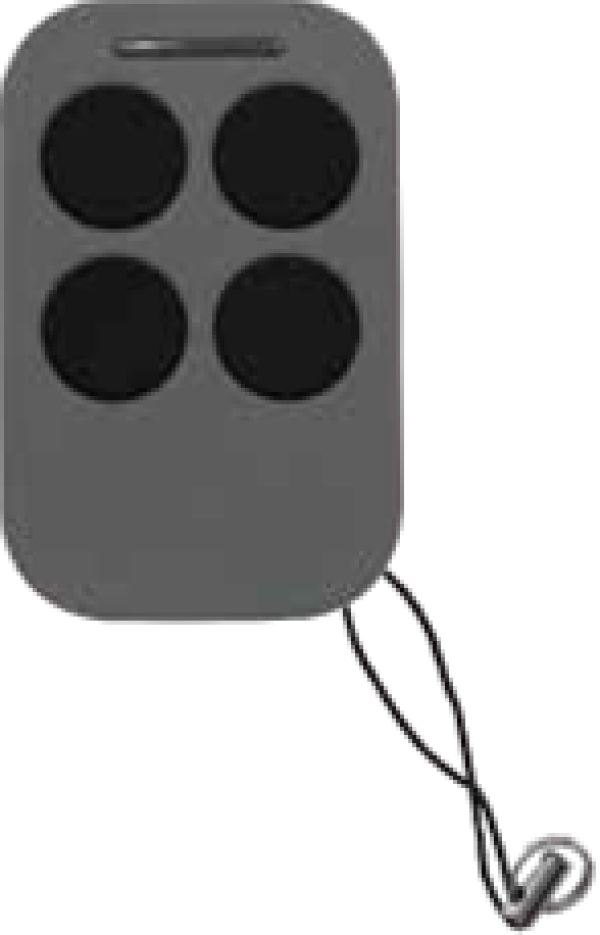 MXP SLT-4C Grey daljinski upravljač sa 4 tastera