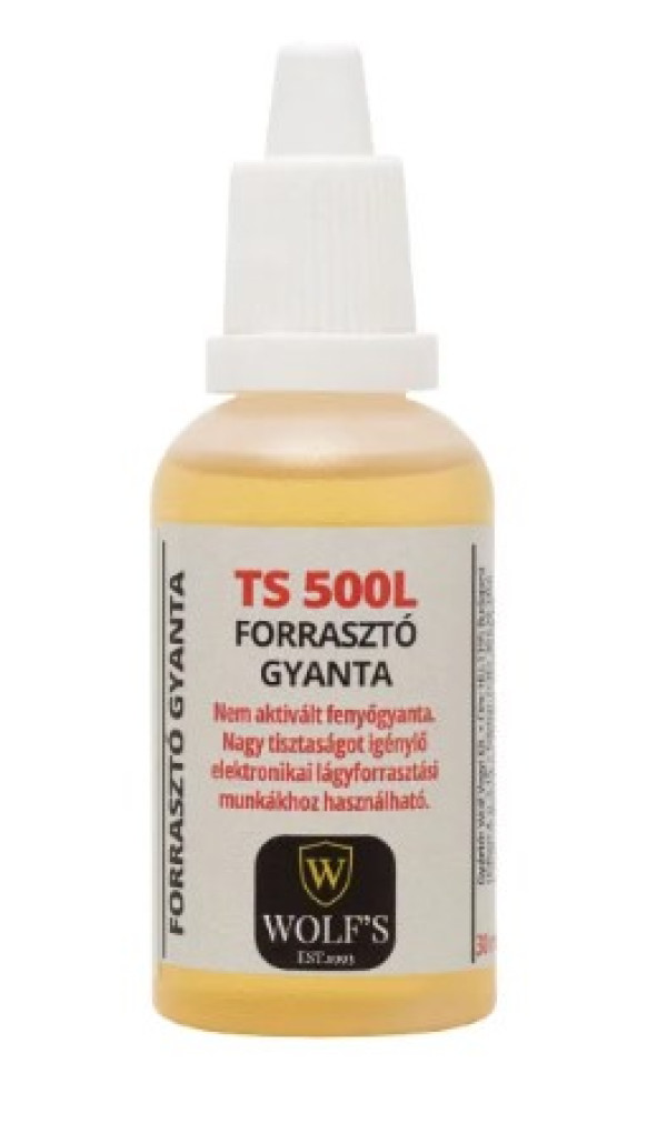 WOLF'S TS500L tečni kalofonijum za lemljenje elektronike, 30 ml