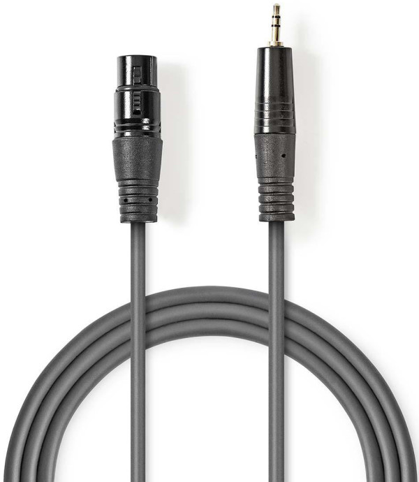 Nedis COTH15320GY10 balansirani XLR audio kabl 1 m