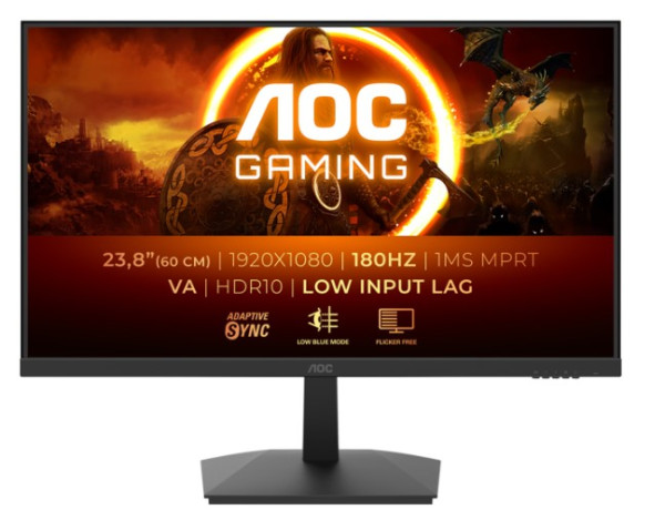 AOC 24G15N2 gaming monitor 23,8 inča, FHD, 180 Hz, VA