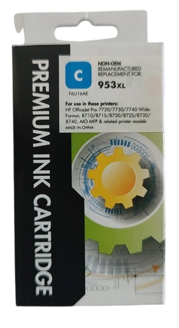 Kompatibilni cyan inkjet kertridž HP 953XL F6U16AE
