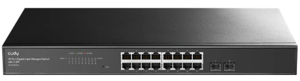 Cudy GS1016ES2 16-portni Gigabit switch sa 2 SFP porta