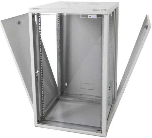 VATPAN 20U 19" rek orman, 600 mm, beli, sa stranicama