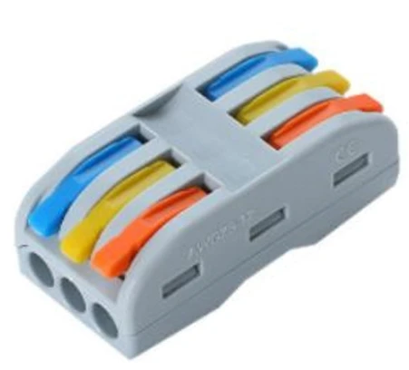 WAGO 3/3 klema sa polugom, 5 komada, 32 A/600 V