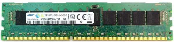 Samsung M393B1G70QH0-YK0 8GB DDR3L ECC Registered RDIMM 1600 MHz