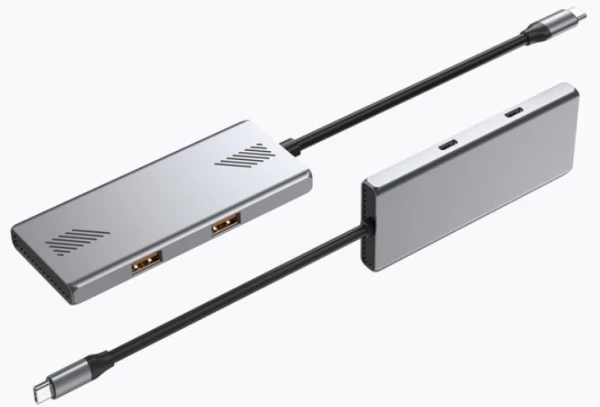 Gembird UHB-CM-U310-A2C2-01 USB-C hub, 4 porta, 10 Gbps