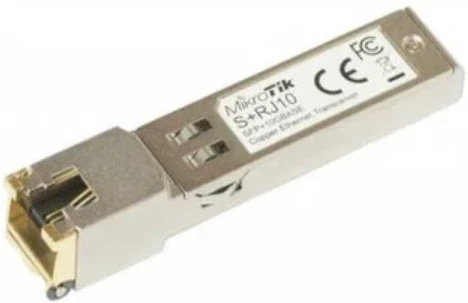 MikroTik S+RJ10 SFP+ RJ45 bakarni transiver 10 Gb/s