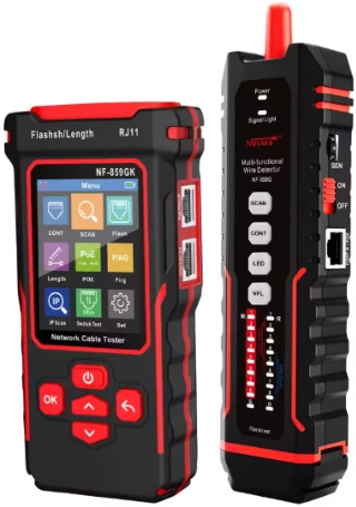 Noyafa NF-859GK multifunkcionalni tester mrežnih kablova sa PoE i PING testom