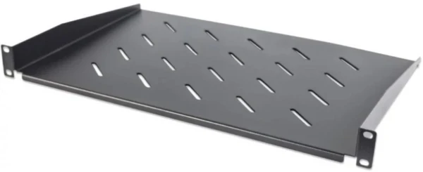 Fiksna 19" rack polica 250 mm, 1U, nosivost do 10 kg