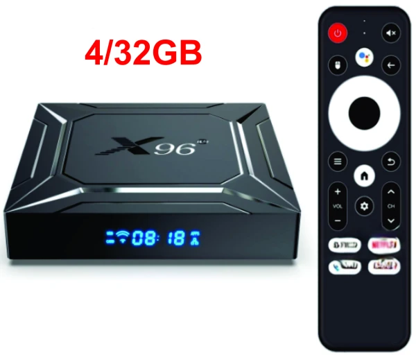 Gembird GMB-X96 M200 4/32GB Android 14 TV box 4K sa Wi-Fi i Gigabit LAN-om