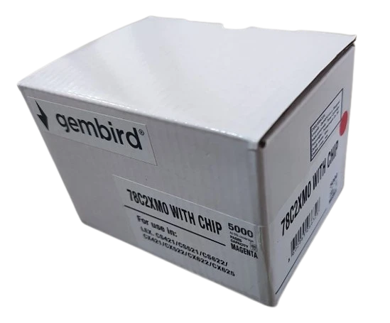 Gembird 78C2XM0 zamenska toner kaseta za Lexmark, magenta, 5.000 strana, sa čipom