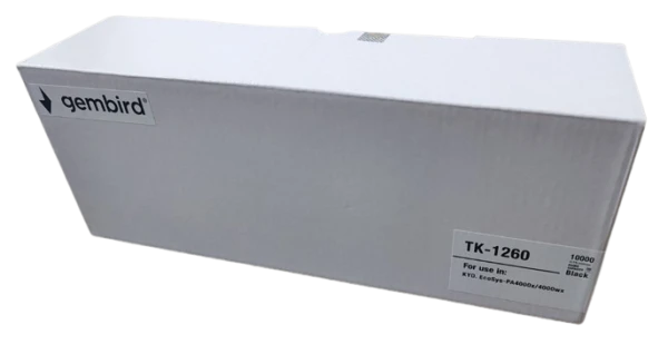 Gembird TK-1260 crni toner za Kyocera PA4000x/PA4000wx, 10.000 strana