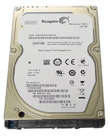 Seagate ST9500420AS Momentus 7200.4 interni HDD 500 GB, 2,5" SATA