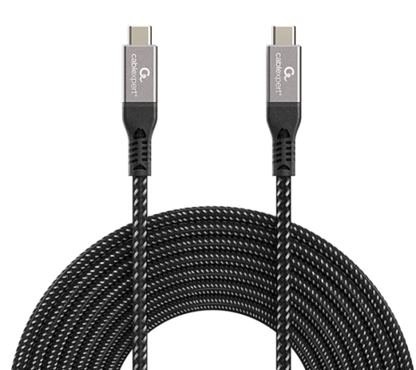 Gembird CCBP-USB4-CMCM240-1.5M USB4 USB-C kabl 1,5 m, 40 Gbps, 240 W