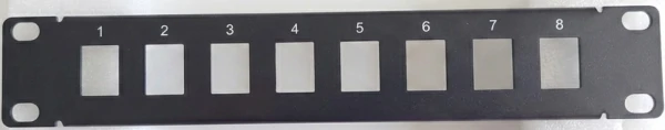 Exelink 10" 1U patch panel za 8 keystone modula