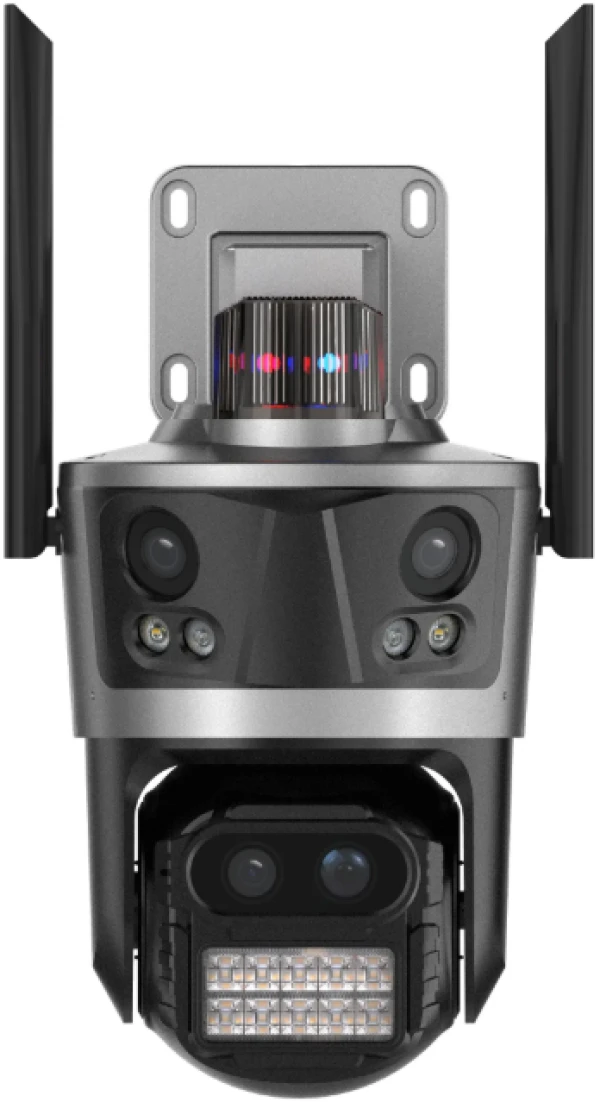 Gembird CAM-IP9MP-EP12 Wi‑Fi IP kamera 9 MP, 3 objektiva, IP66