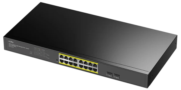 Cudy GS1016EPS2 V1.0 16-port Gigabit PoE+ switch sa 2×1.25G SFP, 200 W