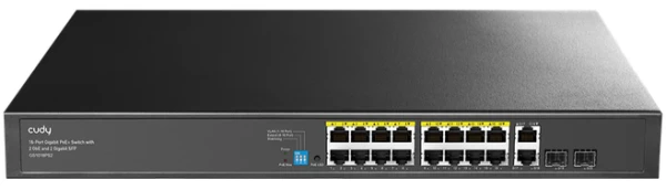Cudy GS1018PS2 V3.0 16-portni Gigabit PoE+ switch 200 W