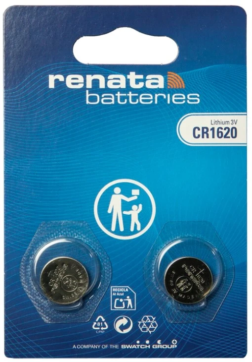 Renata CR1620 litijumska dugmasta baterija 3 V, 2 komada