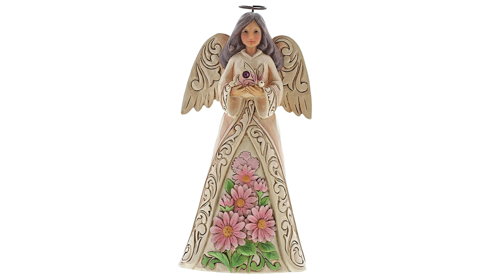 Jim Shore October Angel figurica anđela sa zecom, 031705