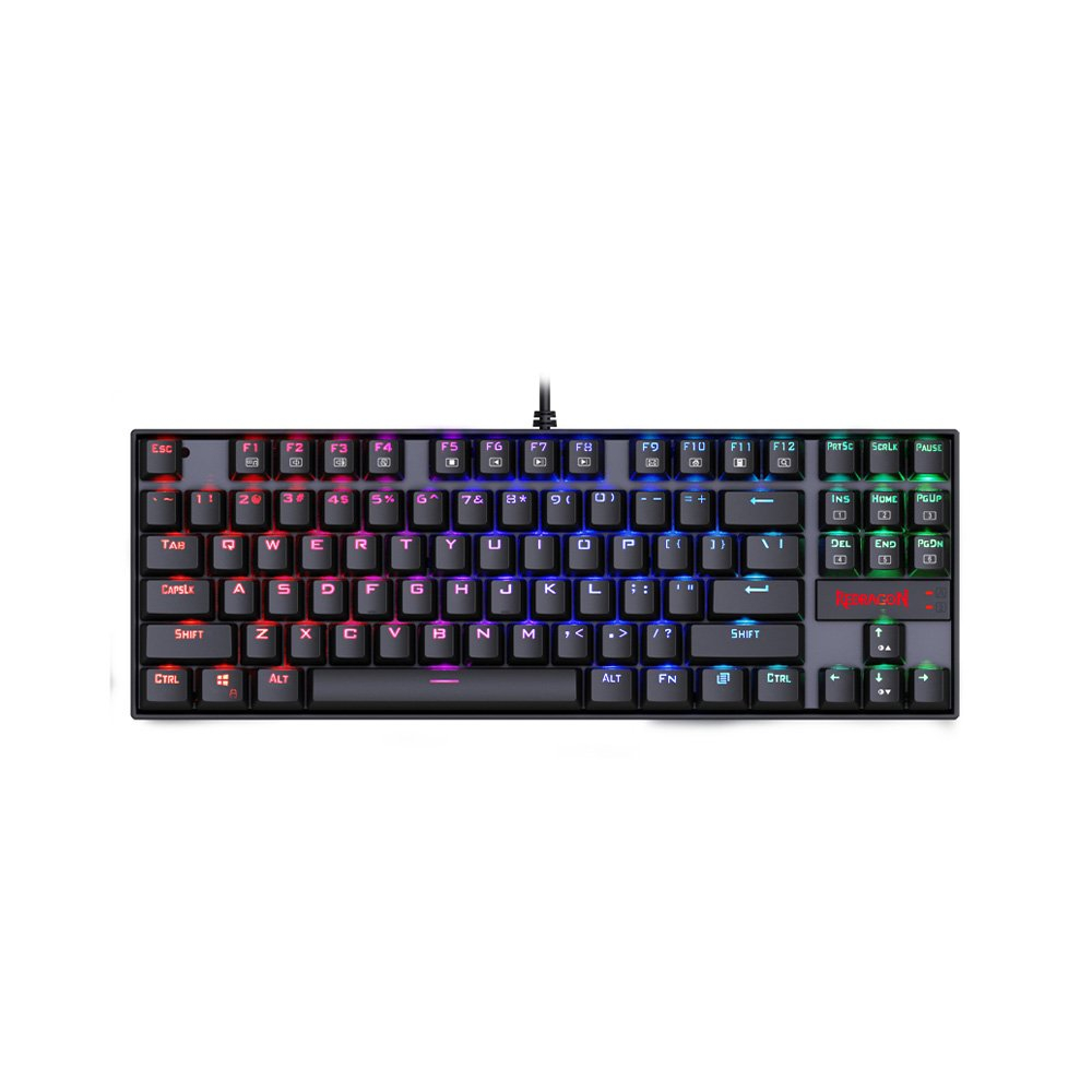 Redragon Kumara K552RGB-1 mehanička gejmerska tastatura, RGB, Outemu Red, ABNT2