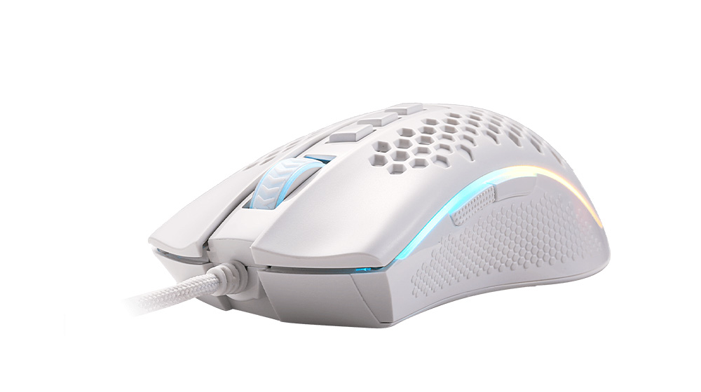 Redragon Storm M808W RGB beli gejming miš, 12400 DPI