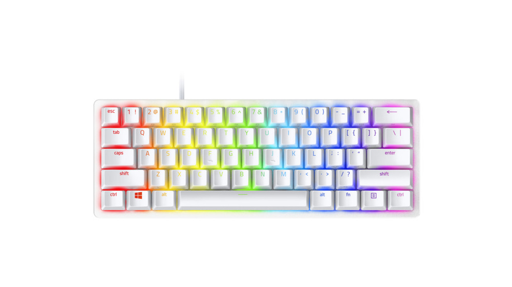 Razer Huntsman Mini Mercury Edition 60% RGB tastatura, Linear Red optički svičevi