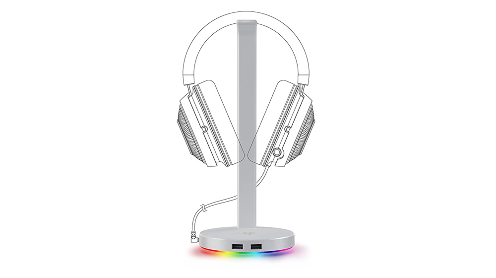 Razer Base Station V2 Chroma Mercury stalak za slušalice