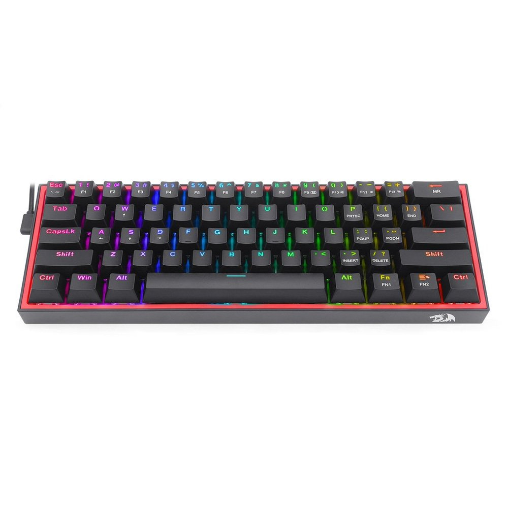 Redragon Fizz Pro K616-RGB-B RGB mehanička tastatura, 60%, bežična/USB-C, crna
