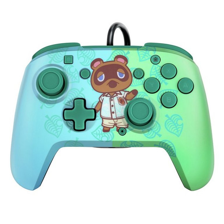 PDP Faceoff Deluxe+ Audio Animal Crossing Tom Nook žični kontroler za Nintendo Switch