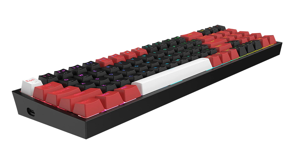 Redragon Pollux K628RGB-PRO-BRW RGB mehanička tastatura 78 tastera, red switch