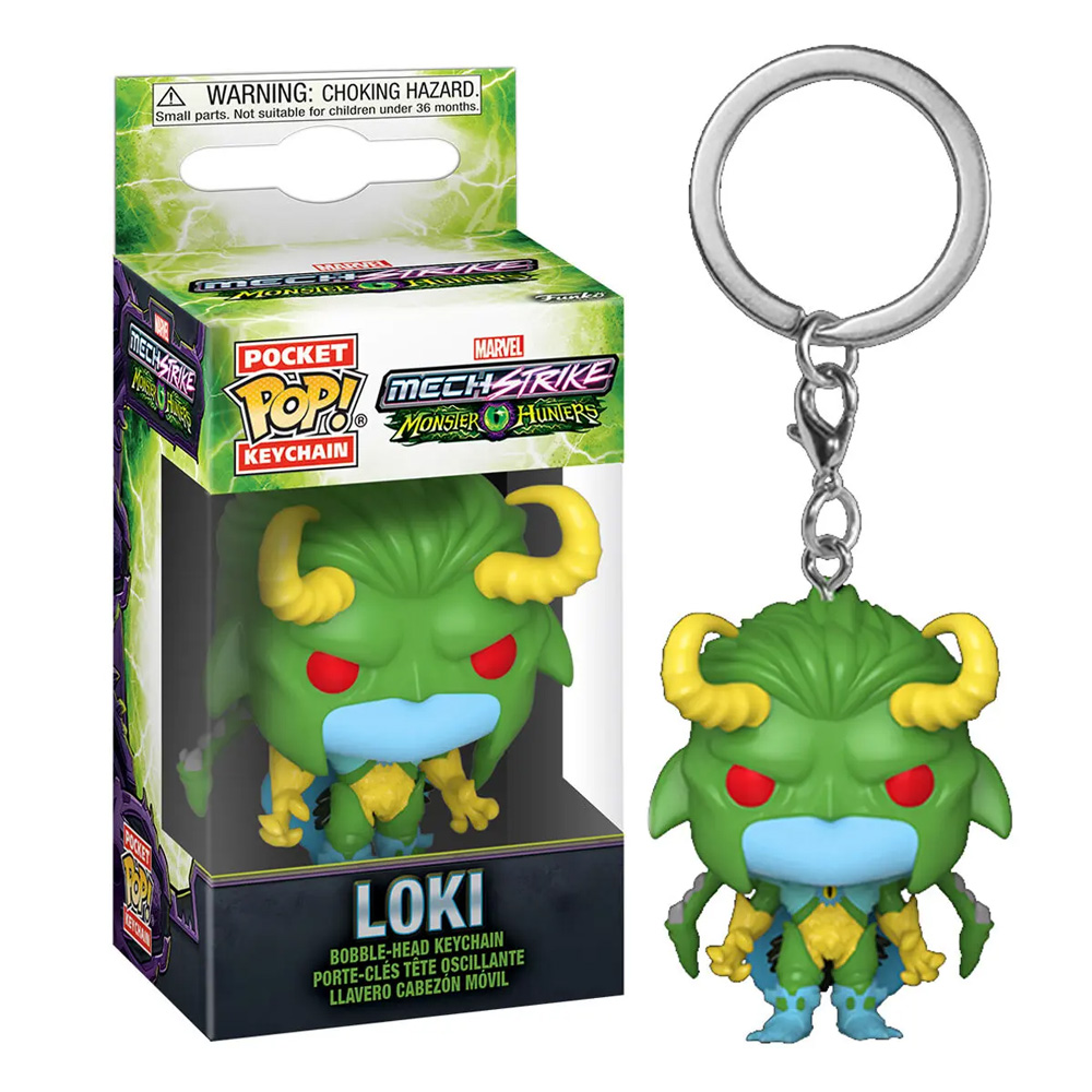 Funko Pop! Keychain Loki Marvel Monster Hunters vinilni privezak