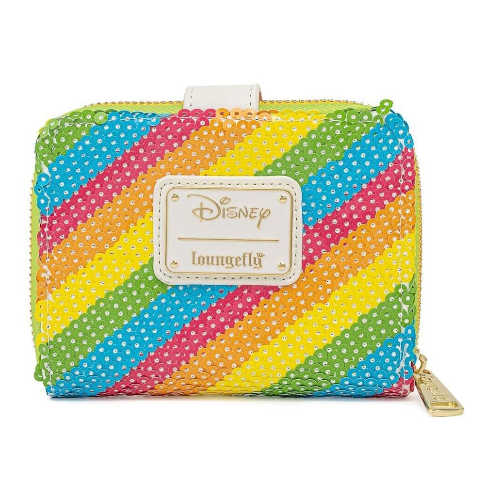 Loungefly Disney Sequin Rainbow Zip novčanik sa šljokicama
