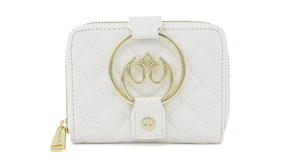 Loungefly Star Wars White Gold Rebel Hardware – zip novčanik