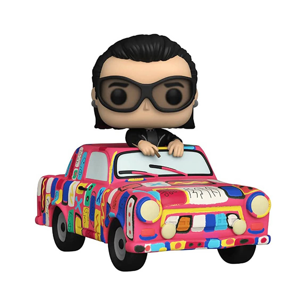 Funko POP! Rides Super Deluxe U2 Bono sa Achtung Baby automobilom