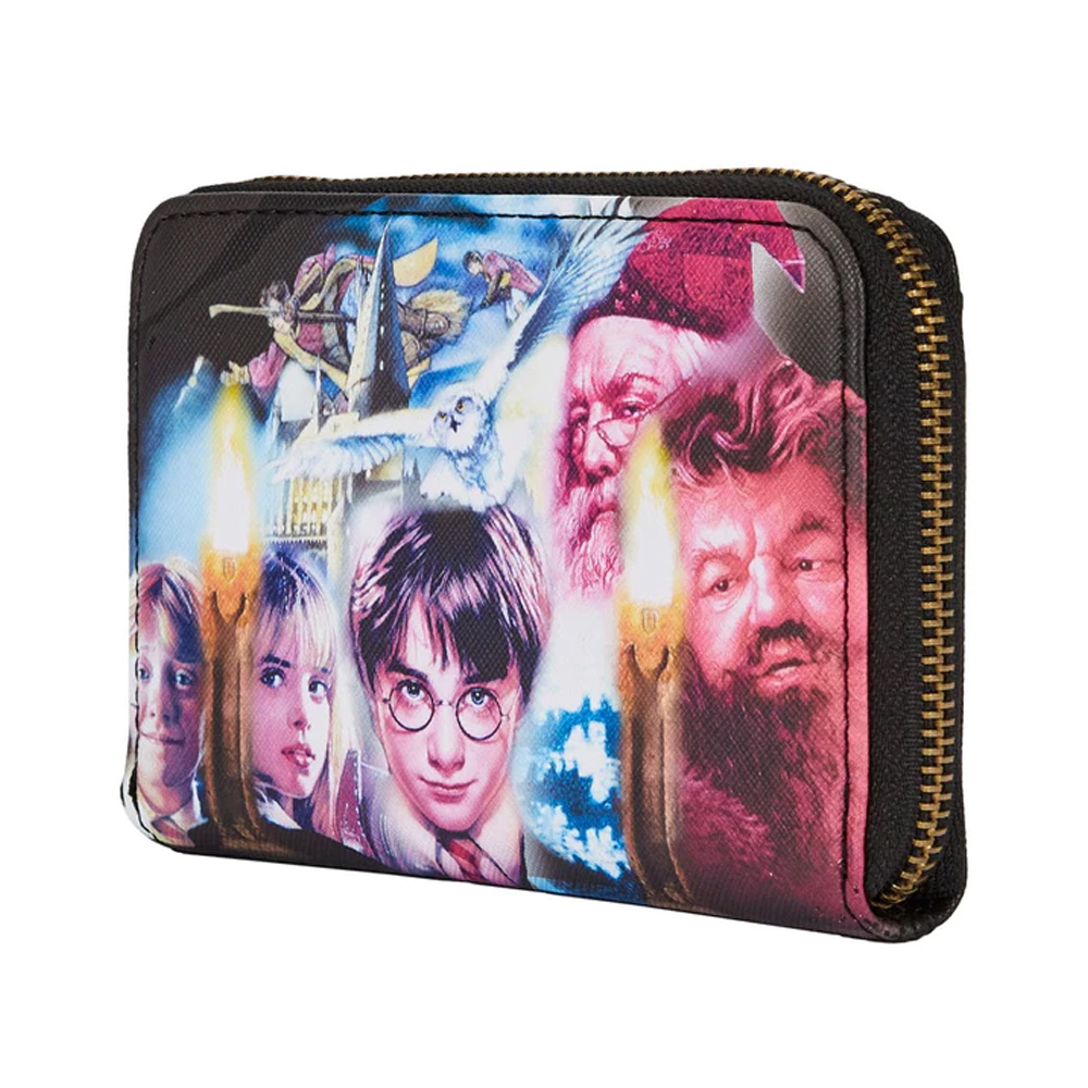 Loungefly Harry Potter Sorcerer's Stone zip-around novčanik HPWA0122