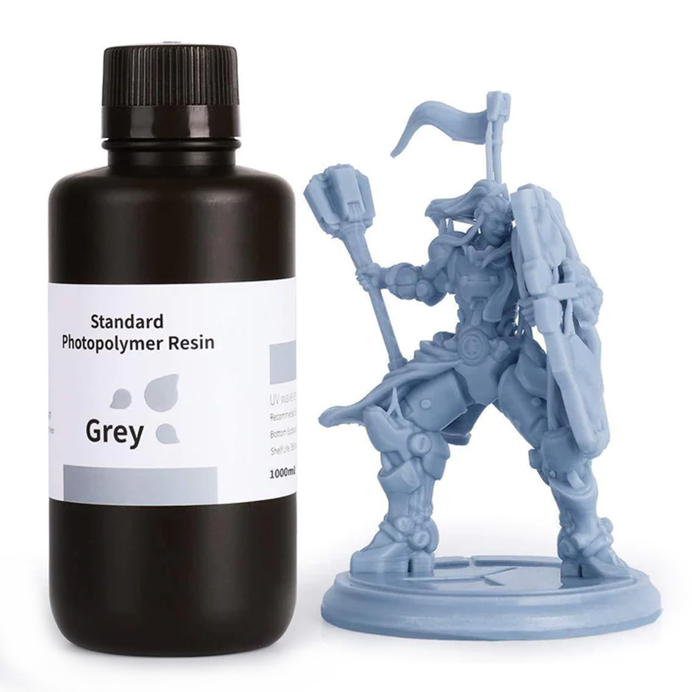 ELEGOO Standard Resin 1.0 Grey fotopolimerna smola 1 kg
