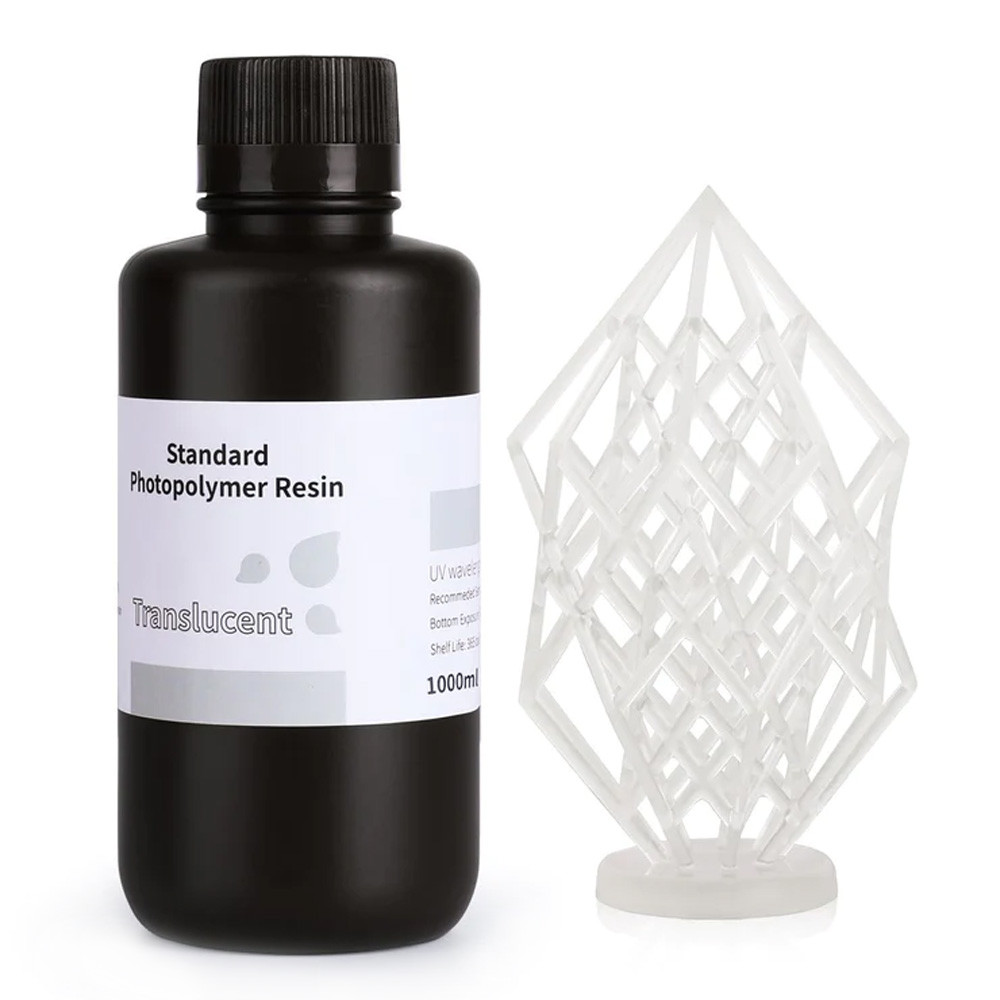 ELEGOO Standard Resin Translucent 1 kg 405 nm fotopolimerna smola