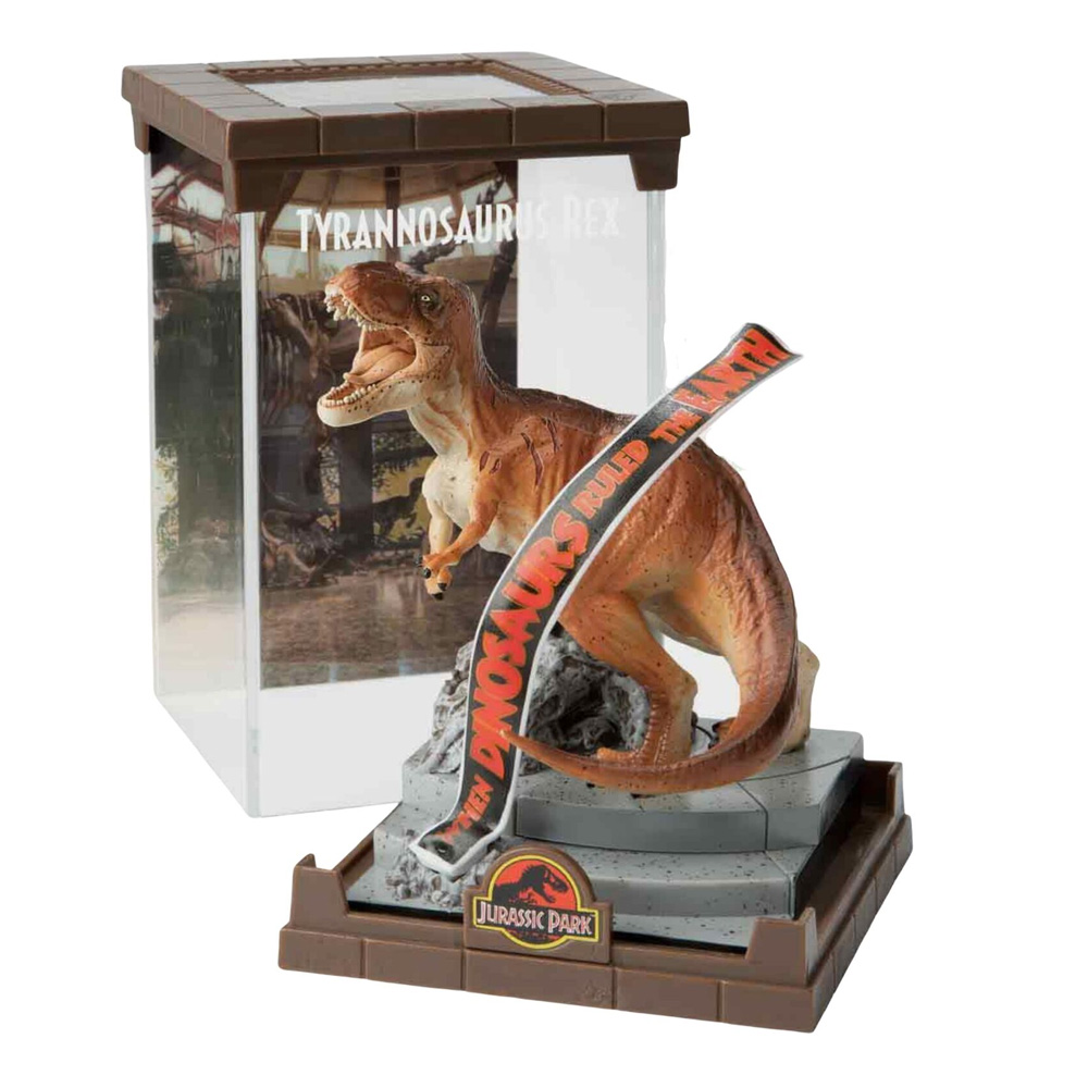 Noble Collection Jurassic Park Tyrannosaurus Rex diorama 17 cm