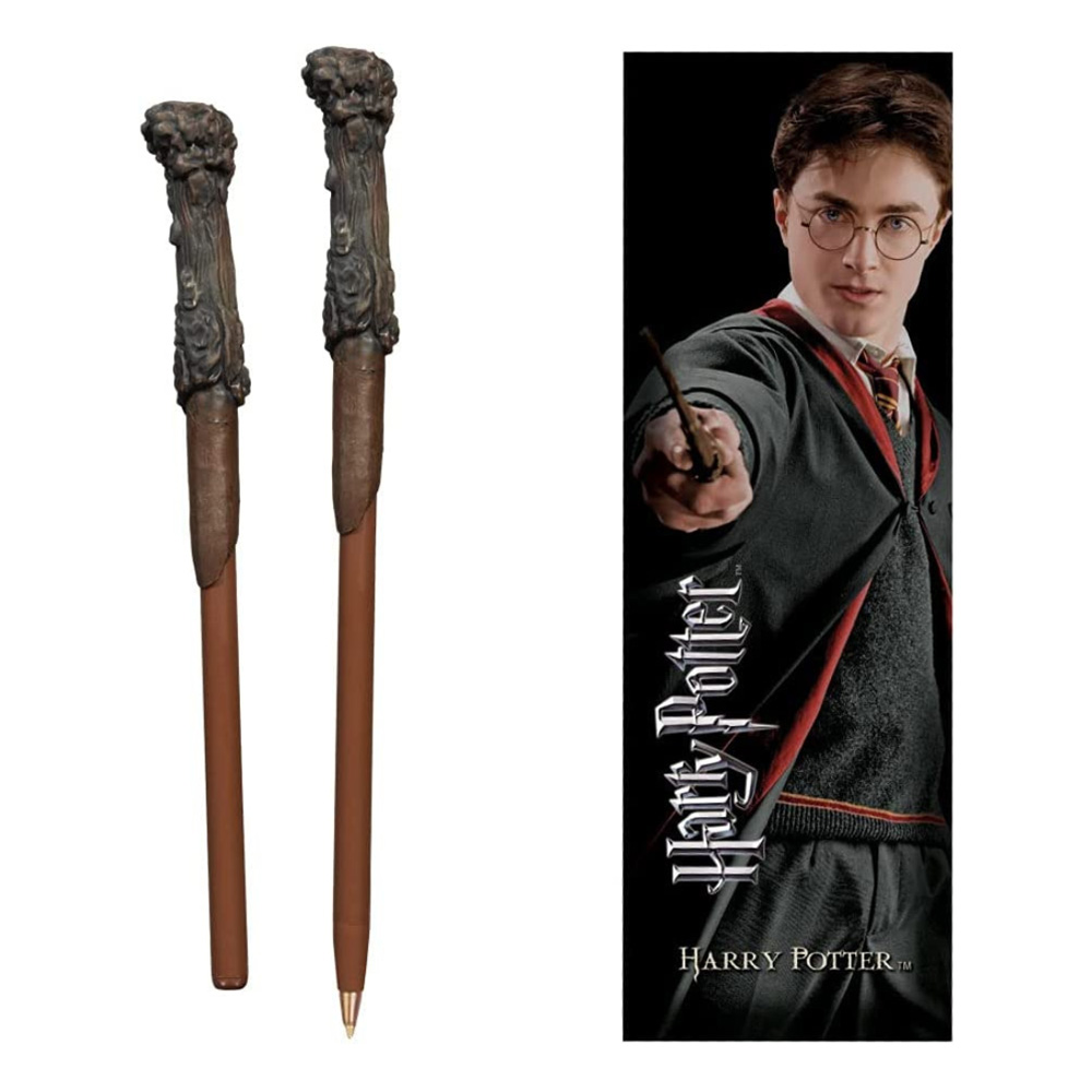 Noble Collection Harry Potter wand olovka i bookmark set