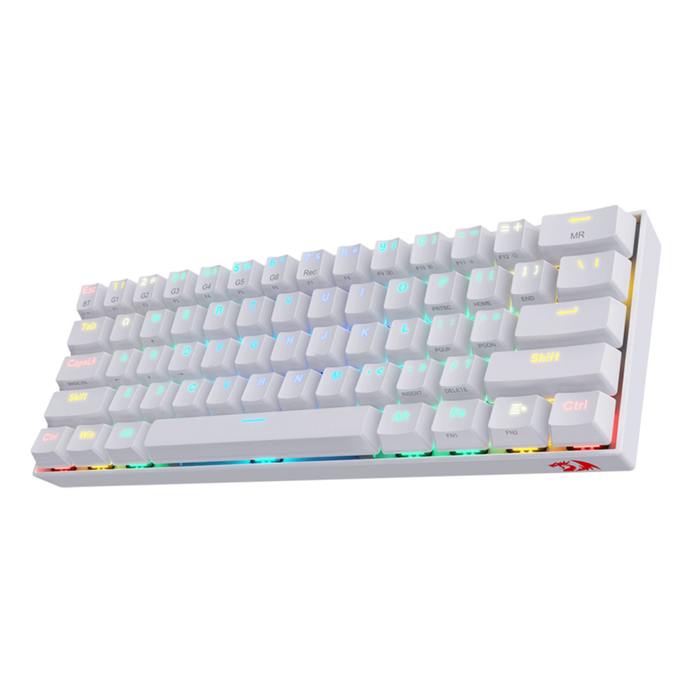 Redragon Draconic PRO K530 RGB mehanička tastatura, bela, Red prekidači