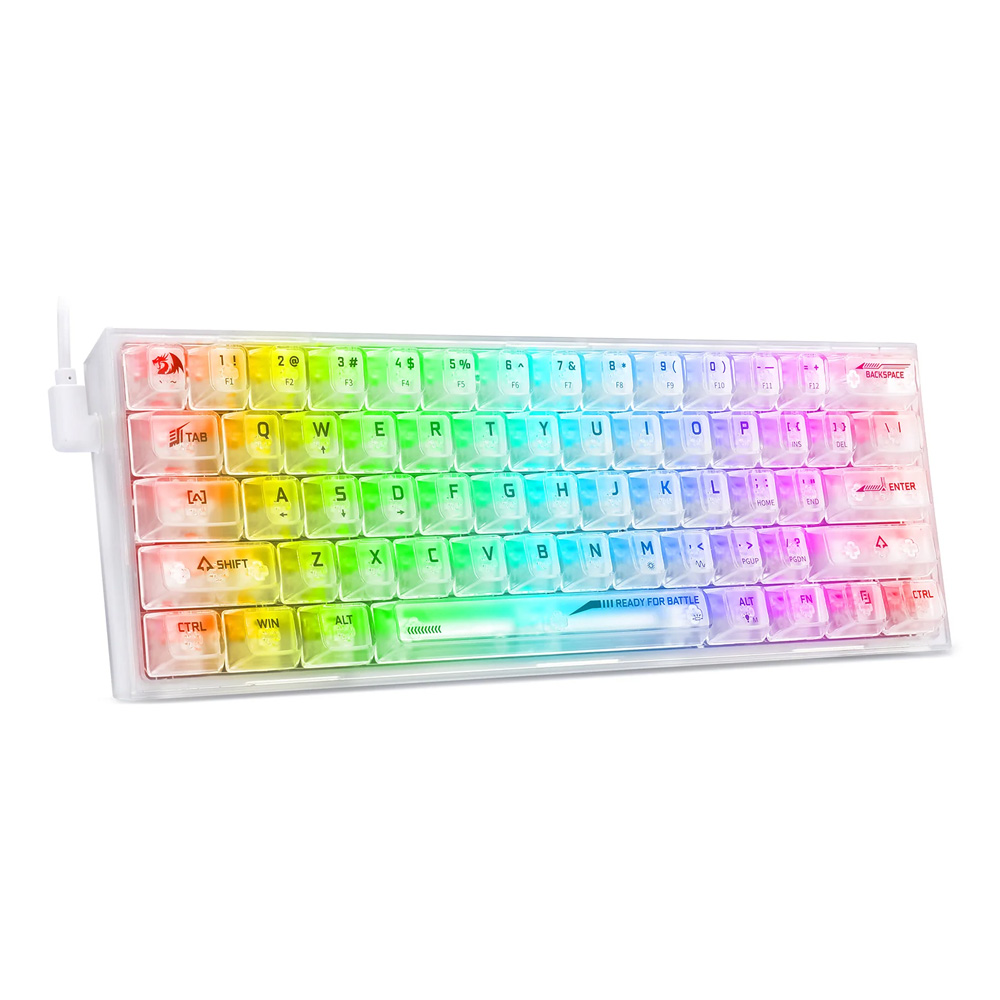 Redragon Fizz K617CT-RGB bela 60% mehanička gejmerska tastatura