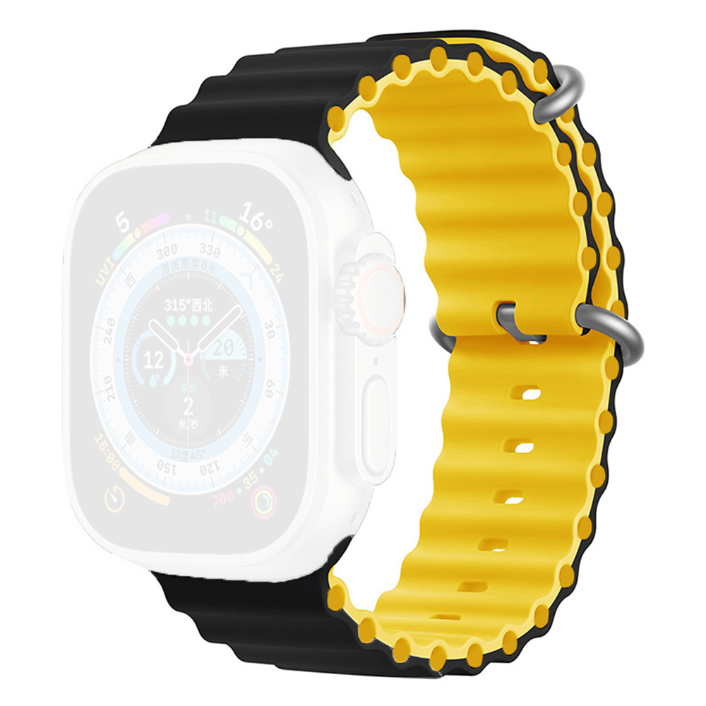Moye Ocean Strap narukvica za pametni sat 44/45/49 mm crno-žuta