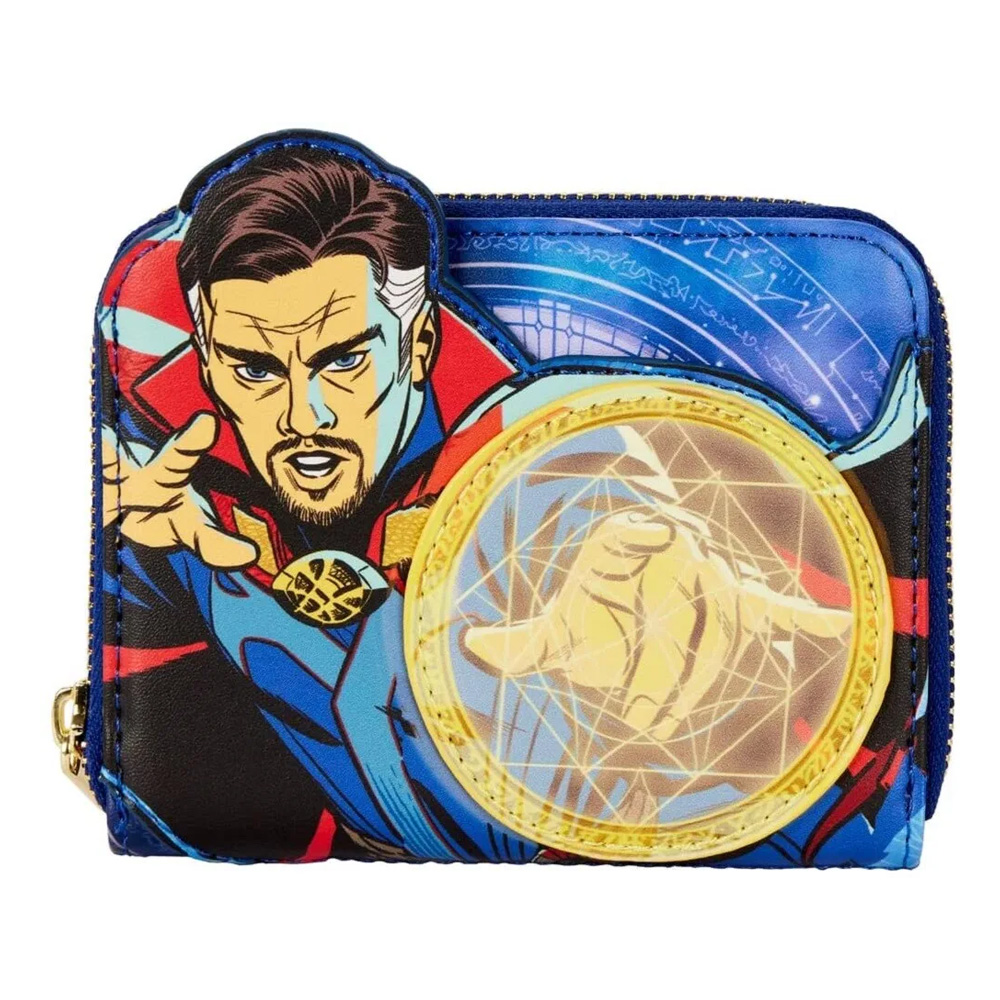 Loungefly Marvel Doctor Strange Multiverse glow-in-the-dark zip-around novčanik