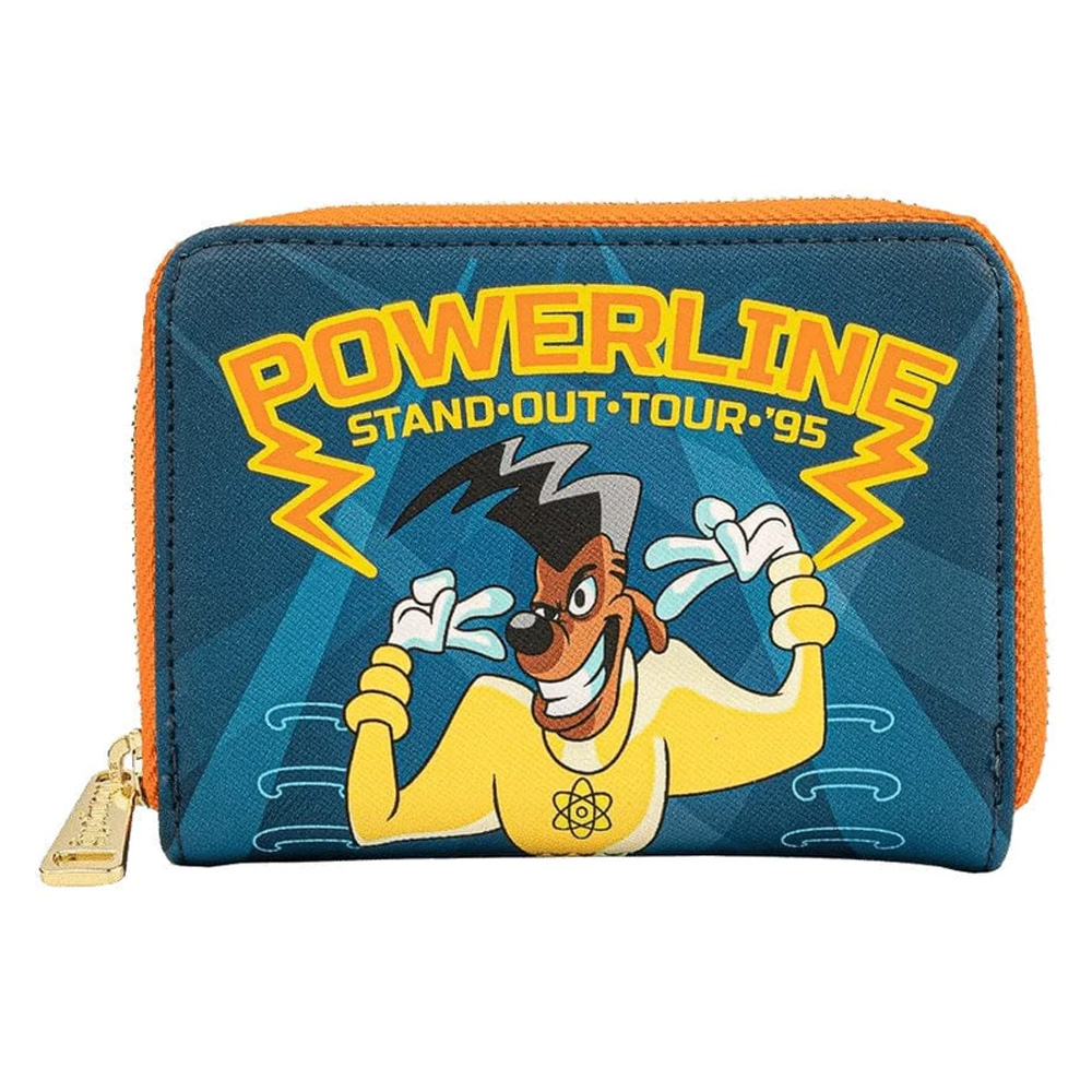 Loungefly Disney A Goofy Movie Powerline zip-around novčanik sa 4 pregrade za kartice
