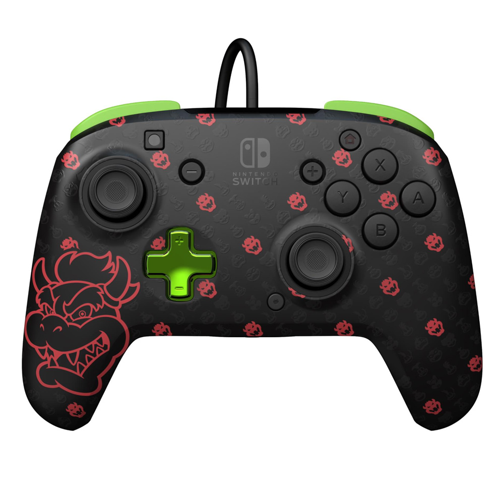 PDP REMATCH GLOW žični kontroler za Nintendo Switch Bowser